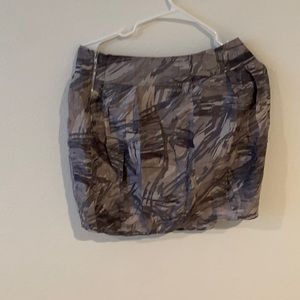 Grey party skirt